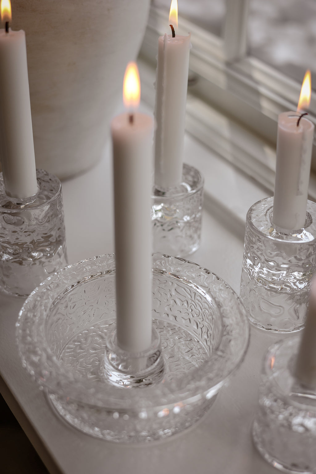 Majas Kerzenständer / Kerzenschale Hamra – gehämmert