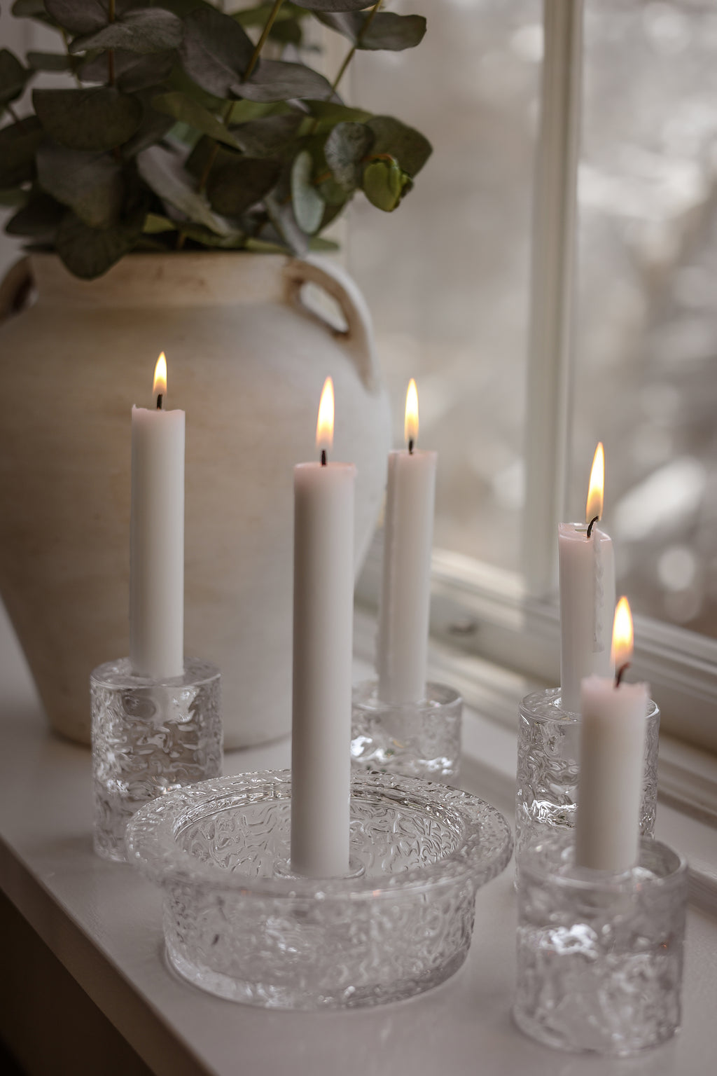 Majas Kerzenständer / Kerzenschale Hamra – gehämmert