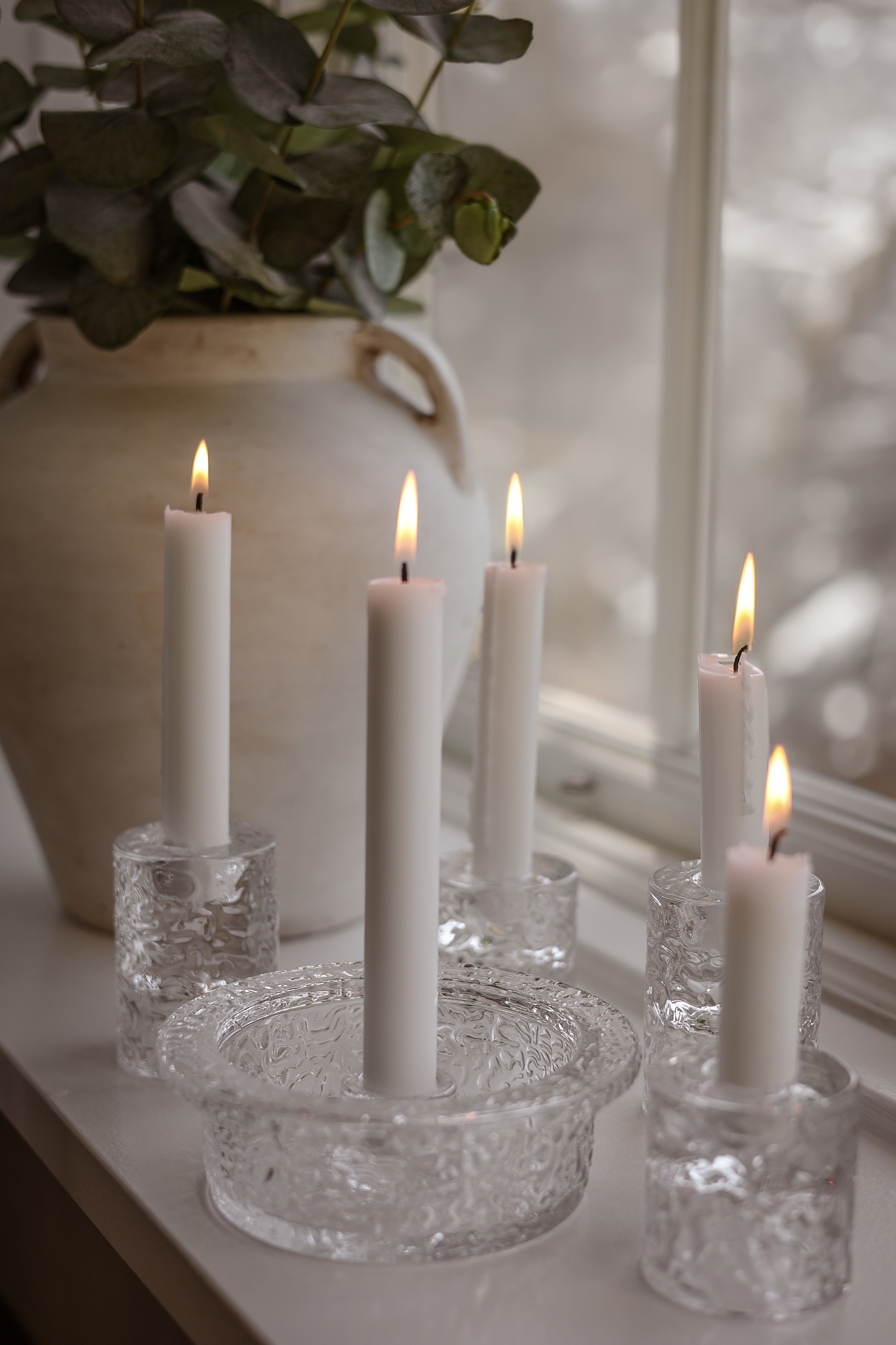 Majas Kerzenständer / Kerzenschale Hamra – gehämmert