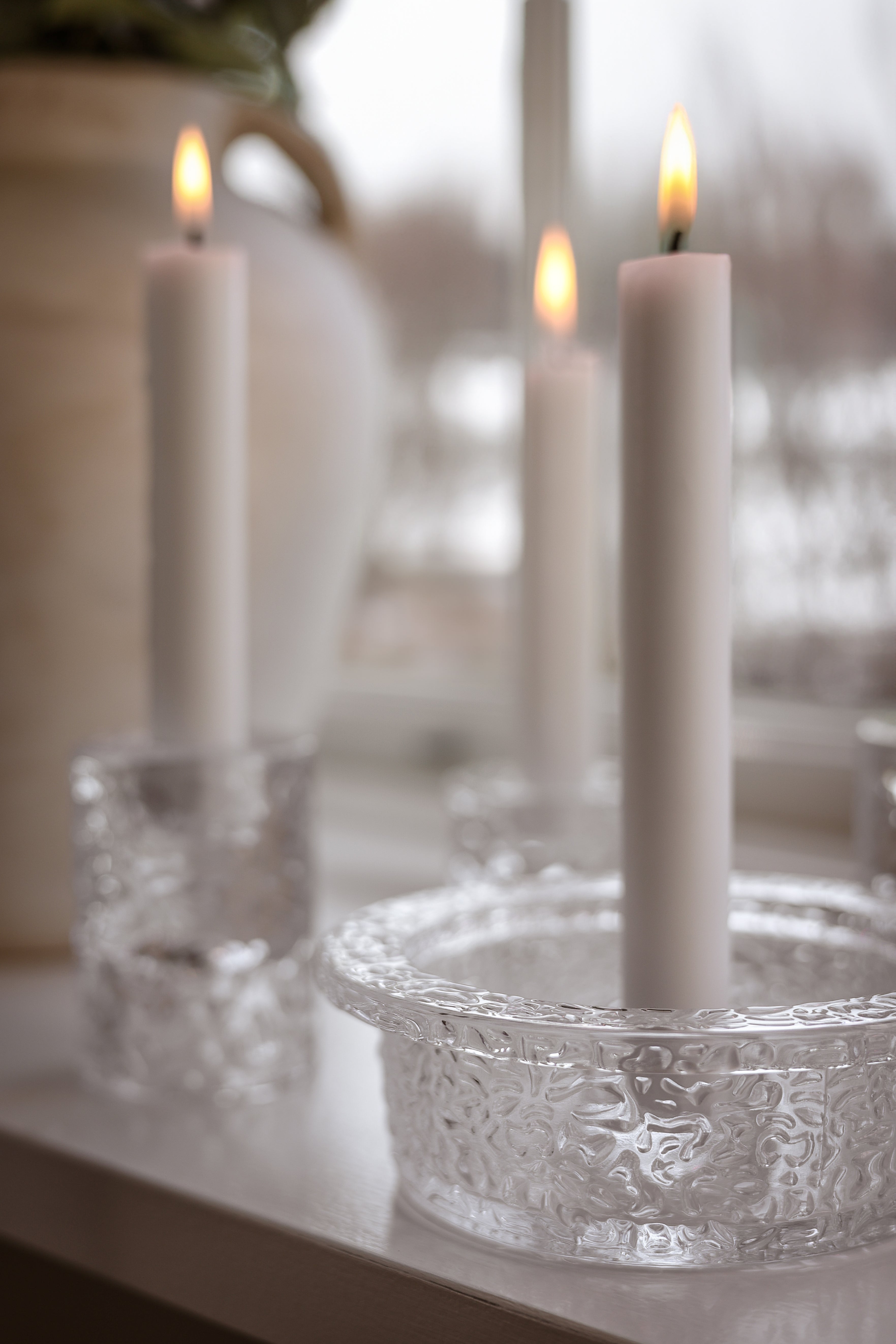 Majas Kerzenständer / Kerzenschale Hamra – gehämmert