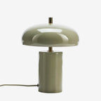 Madam Stoltz Tischlampe "Enamel" grün