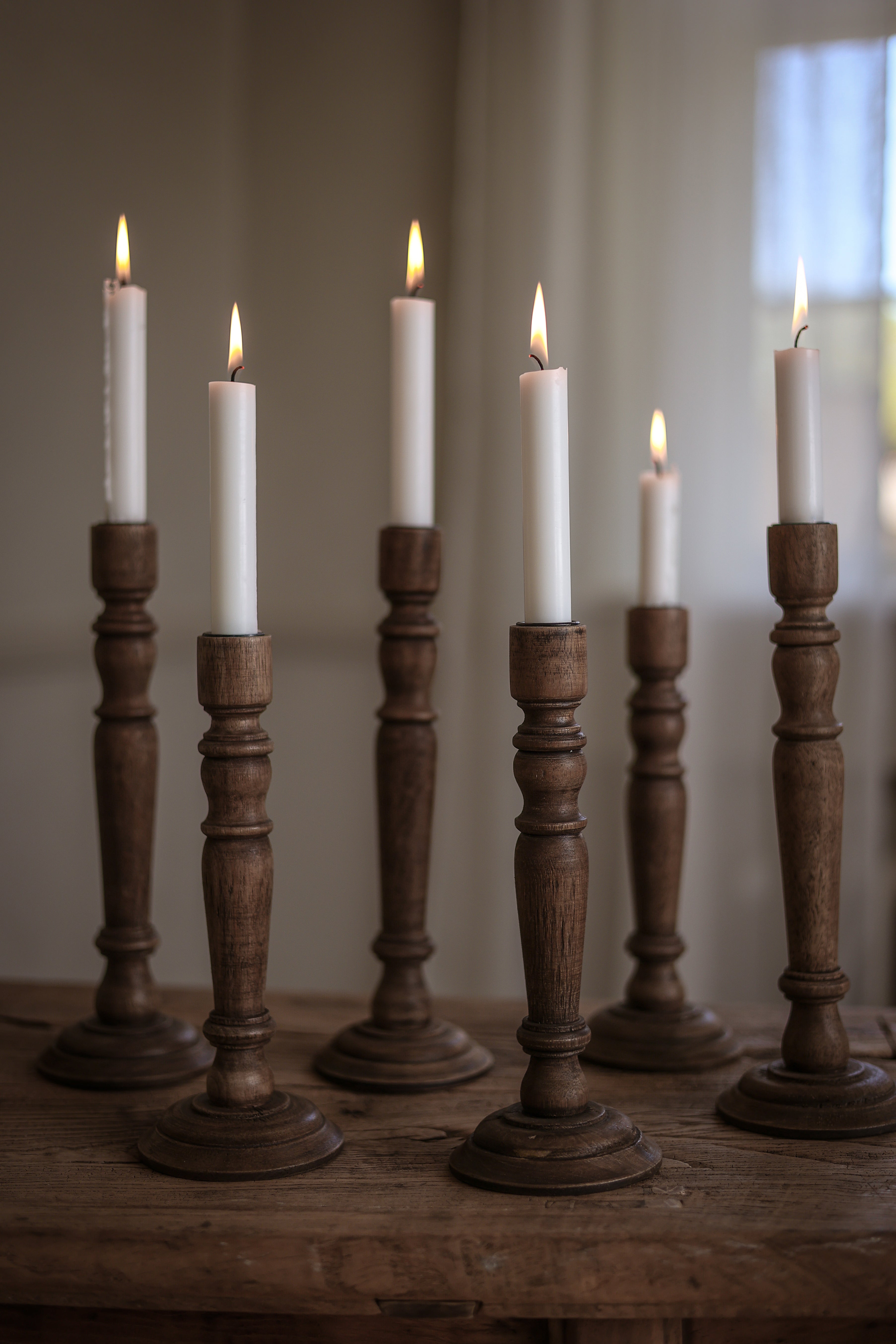 Majas Kerzenständer Rustikal – Höhe 26 cm