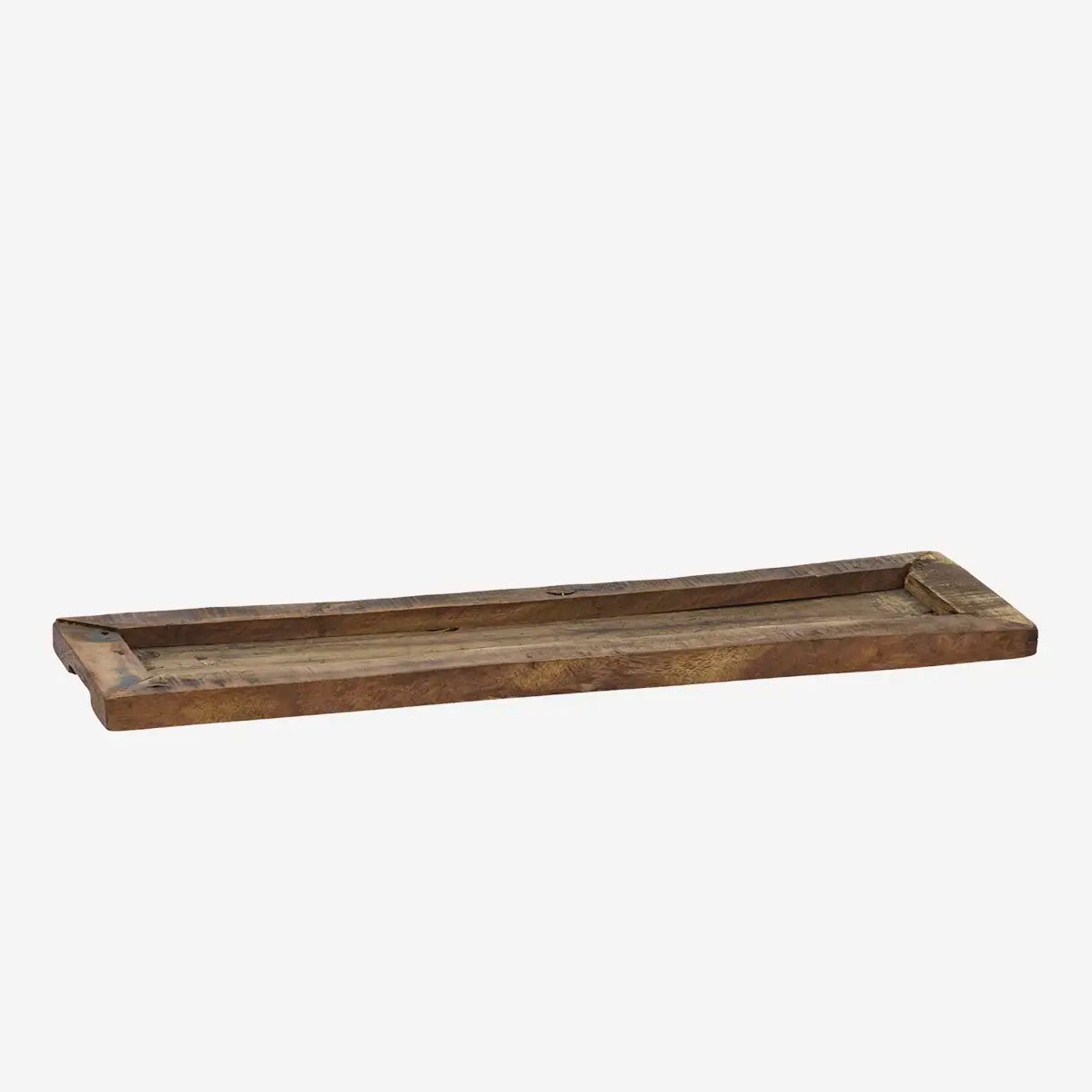 Madam Stoltz Holztablett aus recyceltem Holz, 50x15x2 cm, MBN01N