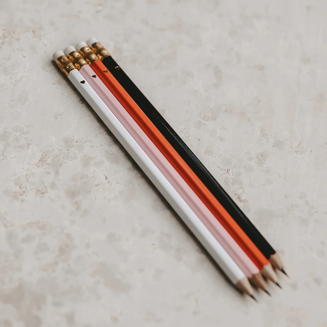 Eulenschnitt Bleistift Set rosa 4er Set