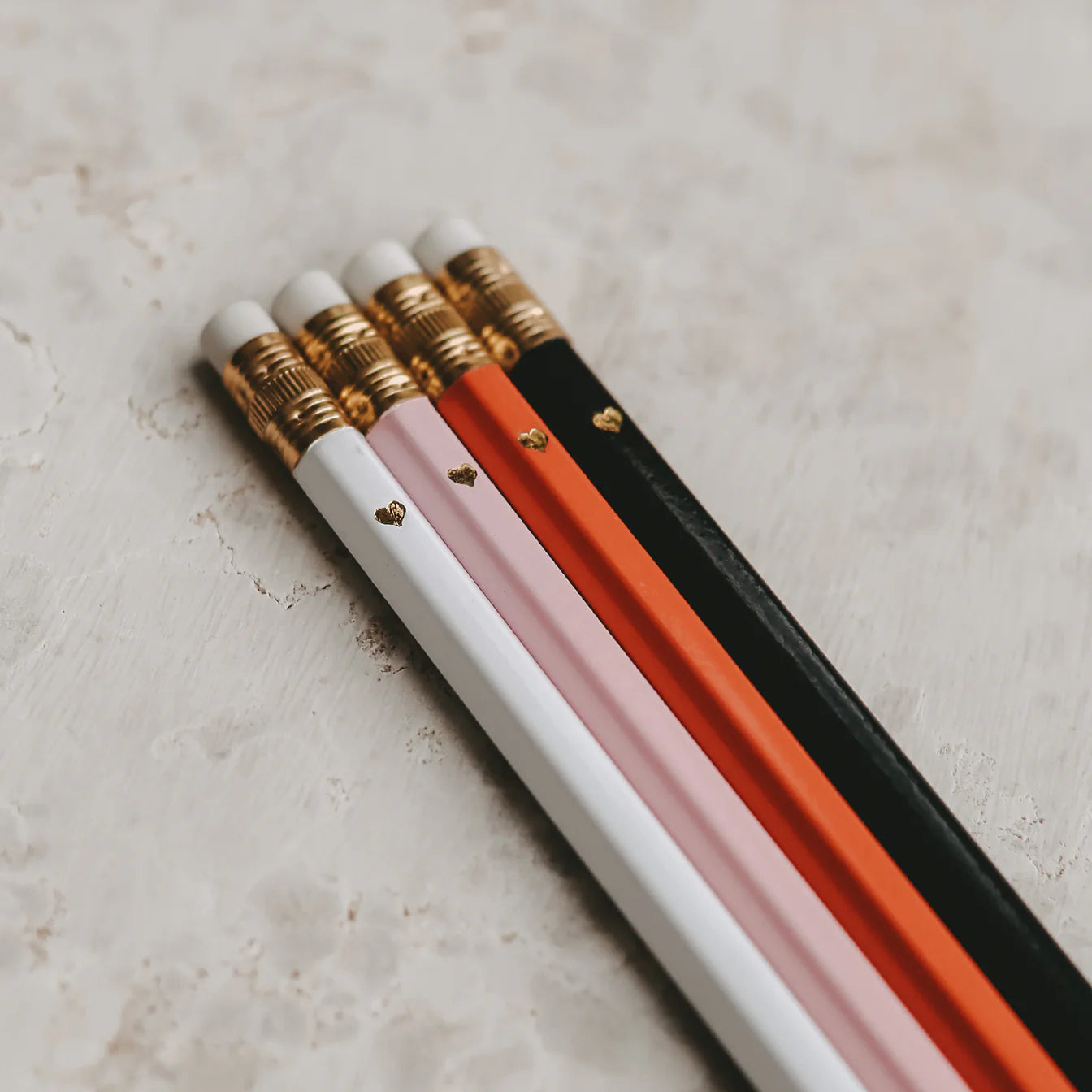 Eulenschnitt Bleistift Set rosa 4er Set