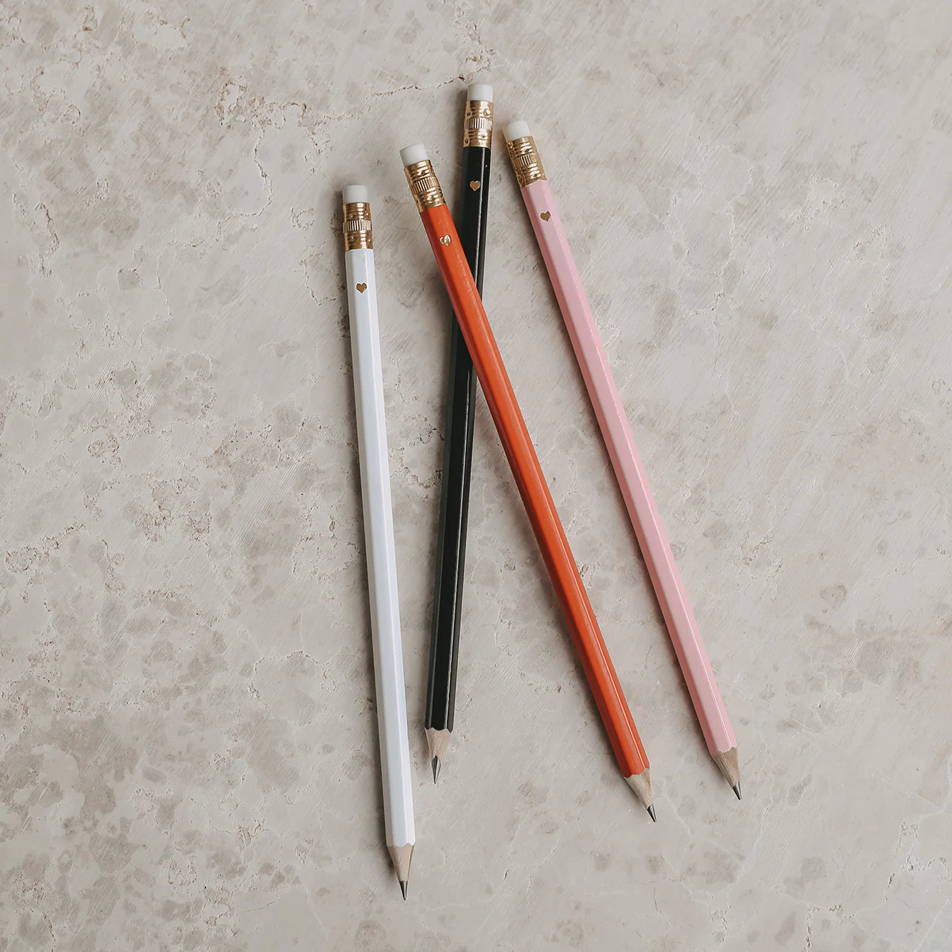 Eulenschnitt Bleistift Set rosa 4er Set